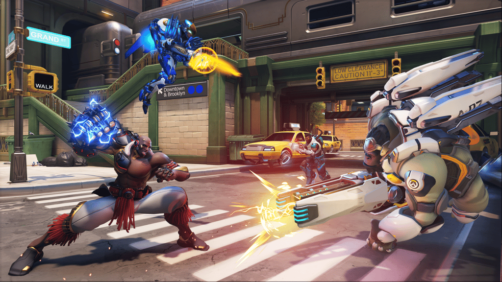 Pelea en equipo de Overwatch 2