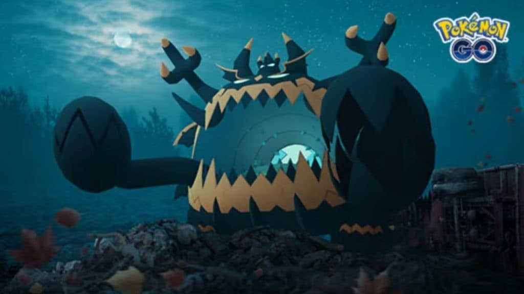 imagen promocional de pokemon go raid boss guzzlord