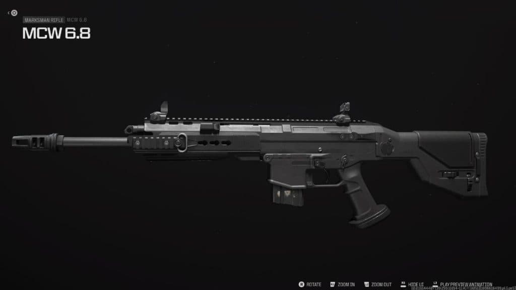 Rifle de tirador MCW 6.8 en MW3