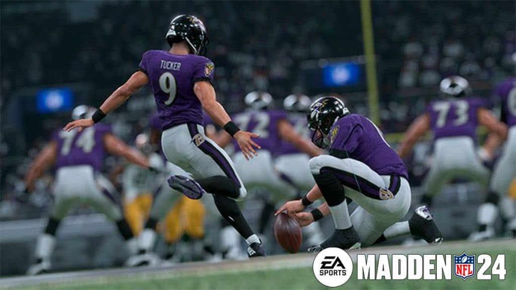 Justin Tucker en Madden 24