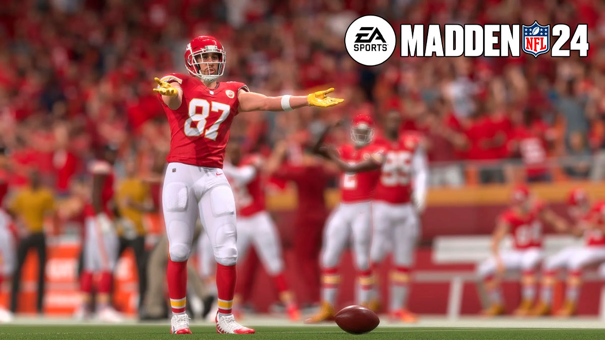 Chiefs TE Travis Kelce in Madden 24