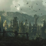 A scenic vista in Alan Wake 2