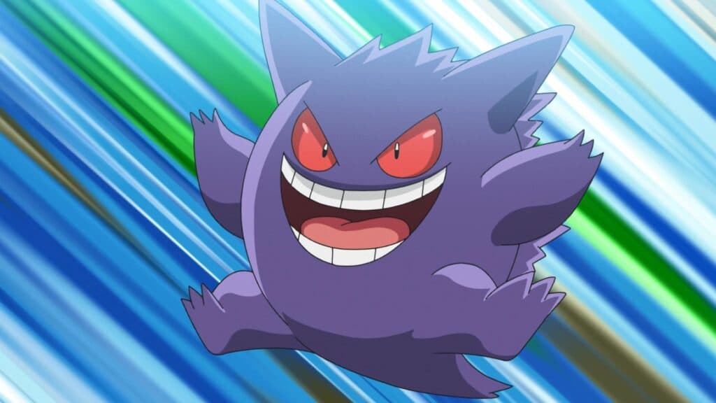 Gengar en el anime Pokémon