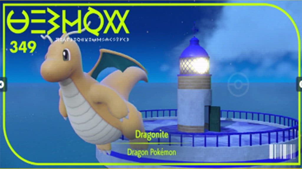 Dragonite Pokedex Entrada Pokémon S&V