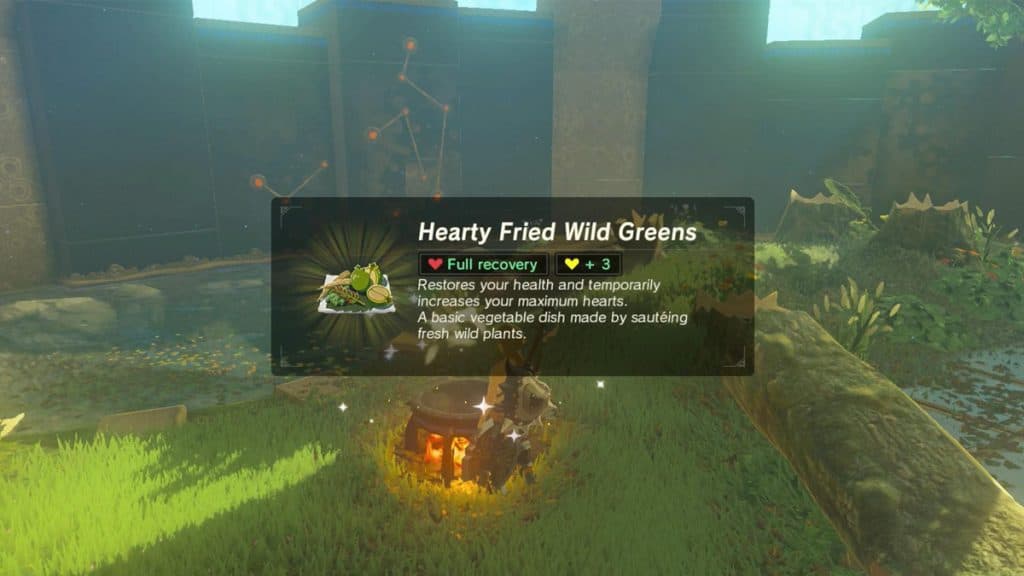 Link parado frente a una olla en Zelda Breath of the Wild