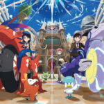 Pokemon Trainers with Koraidon, Miraidon and their Pokemon