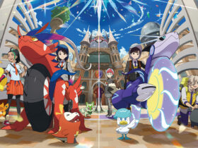 Pokemon Trainers with Koraidon, Miraidon and their Pokemon