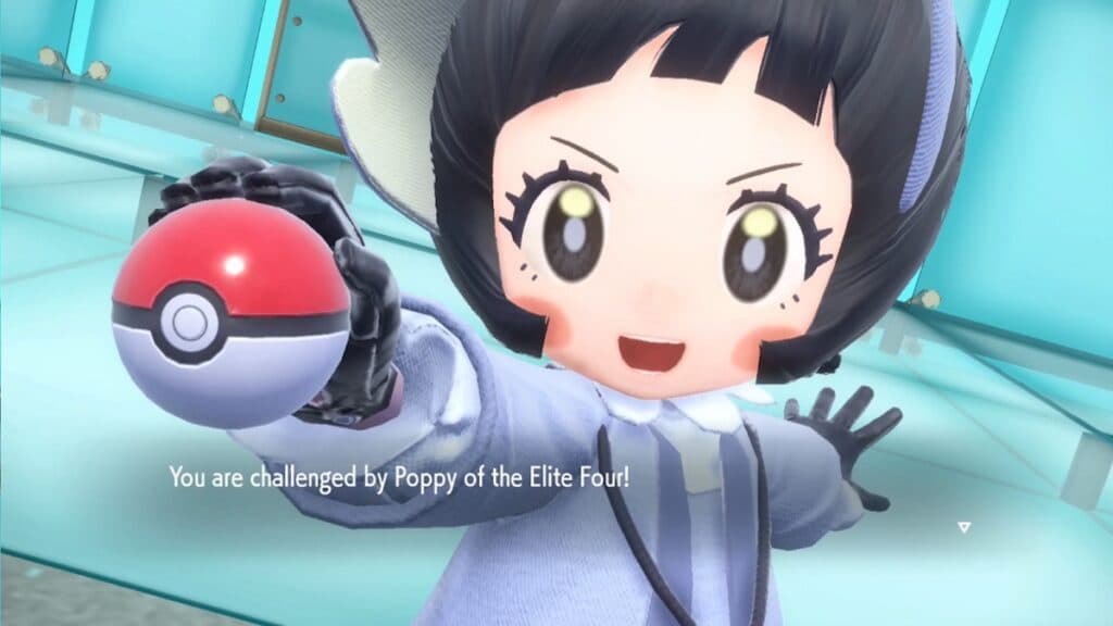 Elite Four Poppy en Pokémon Escarlata y Violeta