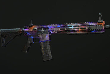 mw2 orion camo on M4 assault rifle