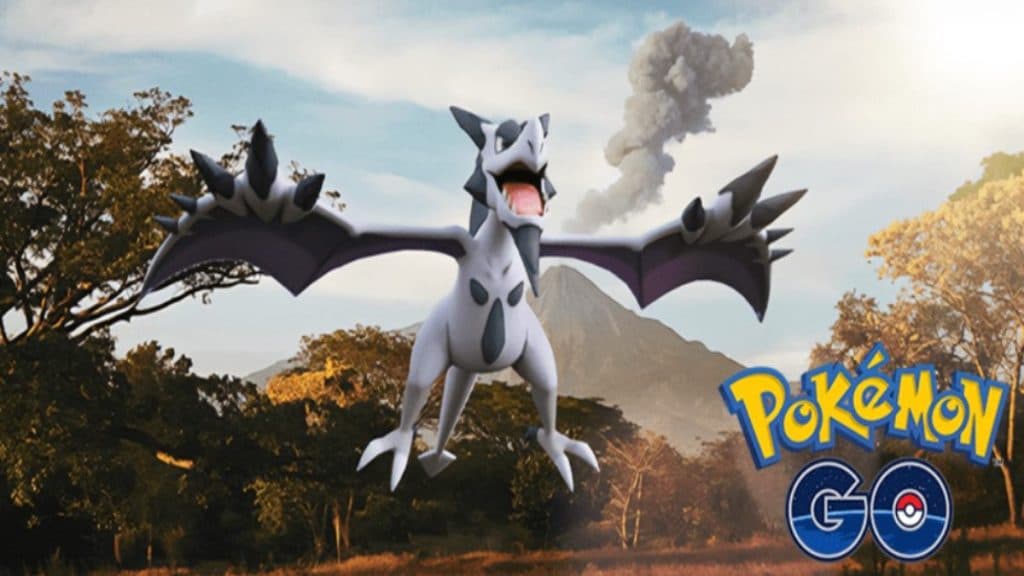 imagen promocional de mega aerodactyl pokemon go