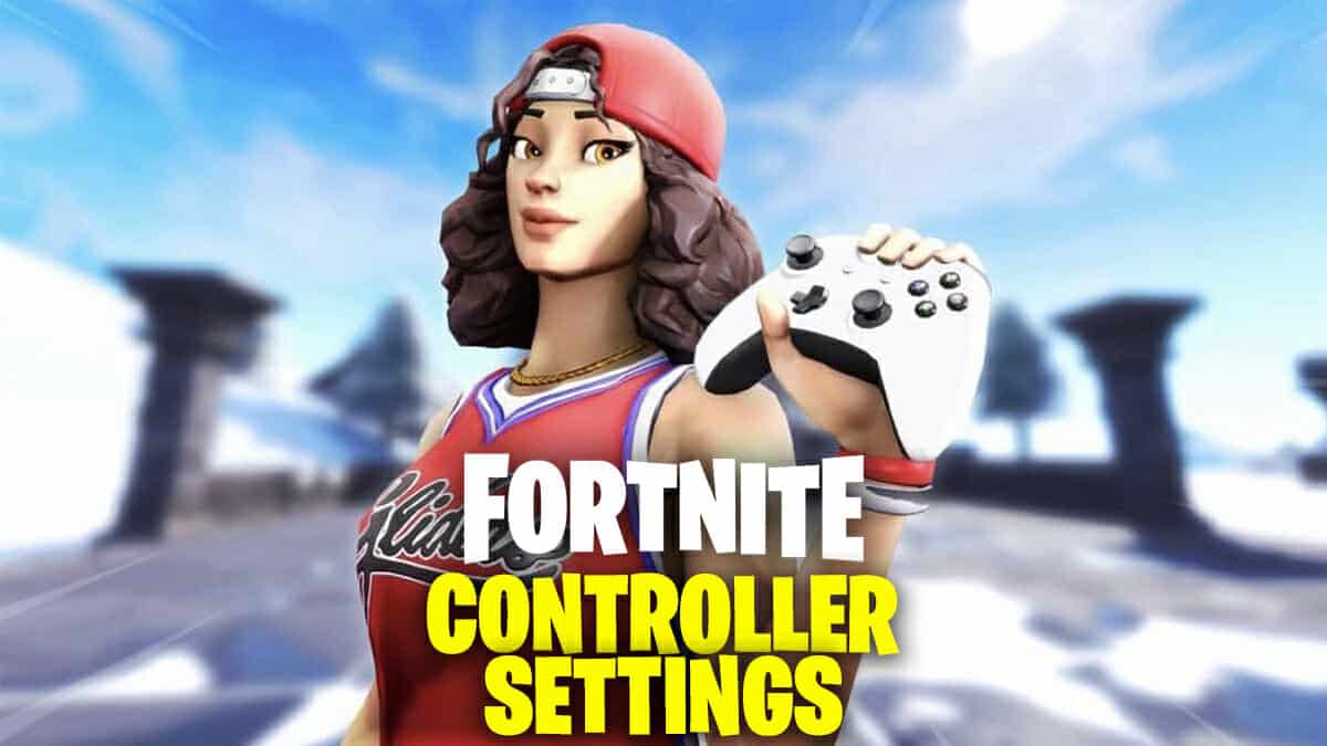 Fortnite character holding an Xbox controller