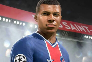 Kylian Mbappe as seen in EA FC 24