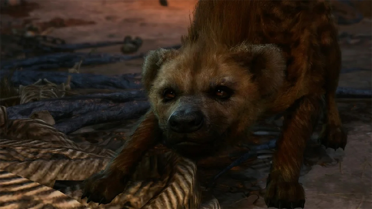 Hyena pup in Baldur