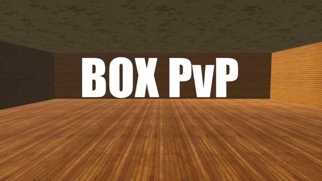 La arena Box PvP para practicar y luchar.