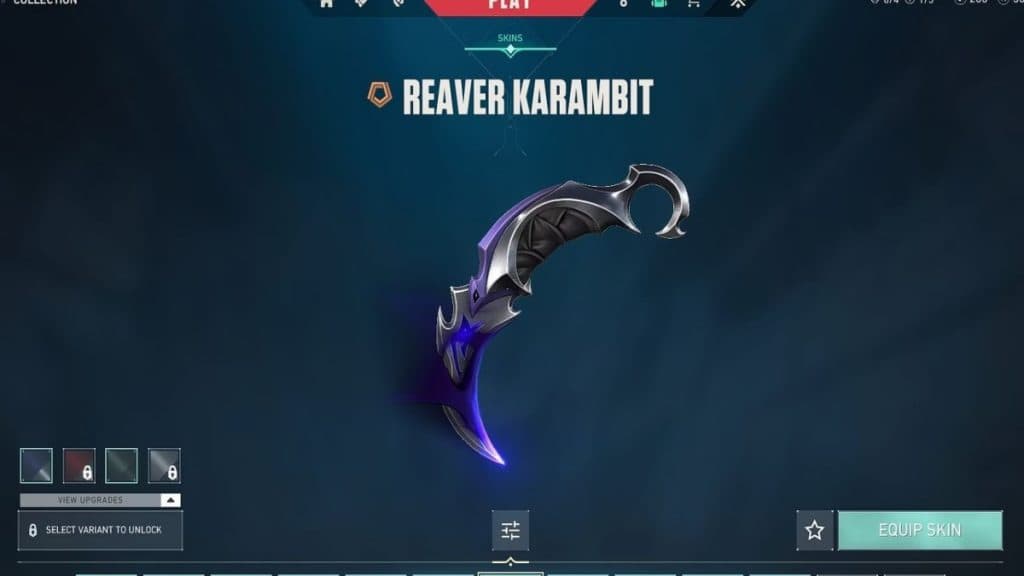 Reaver Karambit en Valorant