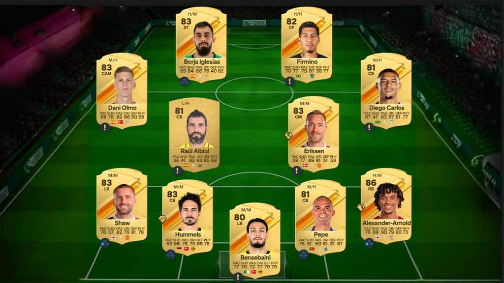 Florian Wirtz el equipo POTM SBC más barato