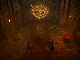 Diablo 4 characters entering a Dungeon