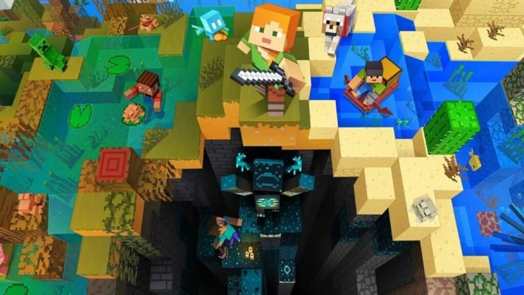 Obra de arte oficial de Minecraft.