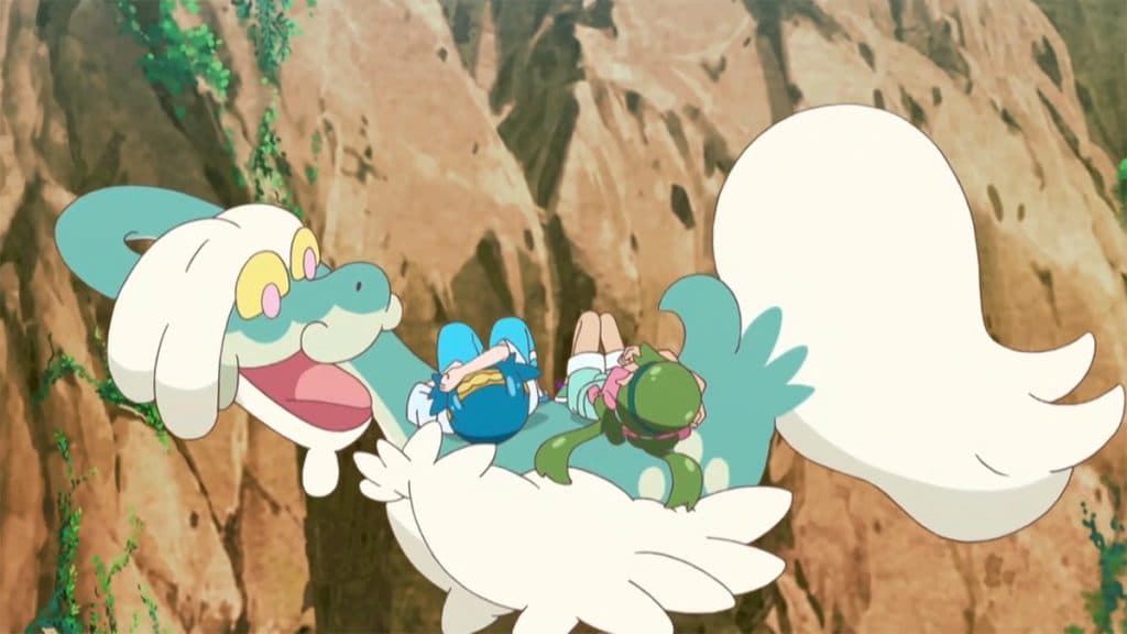 Drampa en el anime