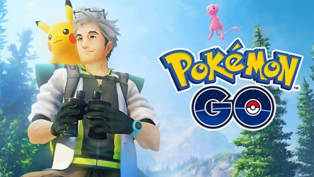 Pokémon Go Profesor Willow y Pikachu