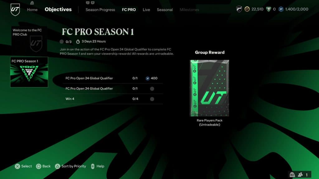 Recompensas de FC Pro en EA FC 24