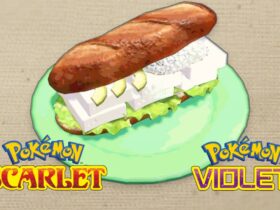 pokemon scarlet and violet shiny sandwich with tofu