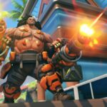 Mauga firing miniguns in Overwatch 2