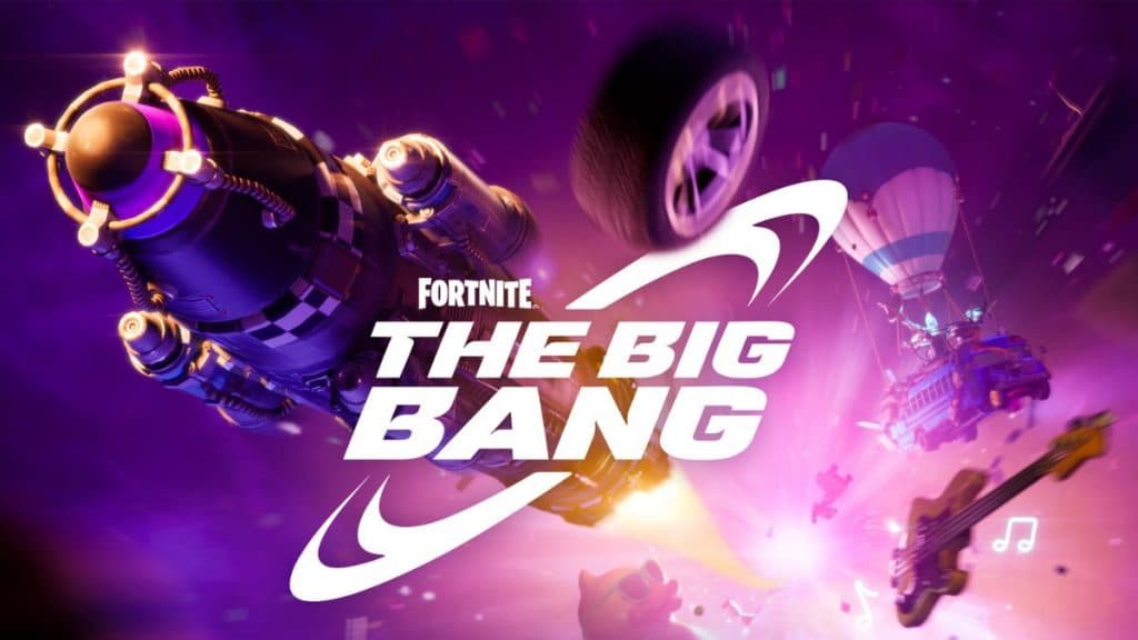 La obra de arte de Big Bang en Fortnite