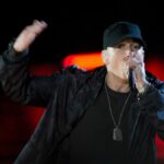 Eminem on stage