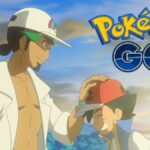 pokemon go ash ketchum and professor kukui in the anime