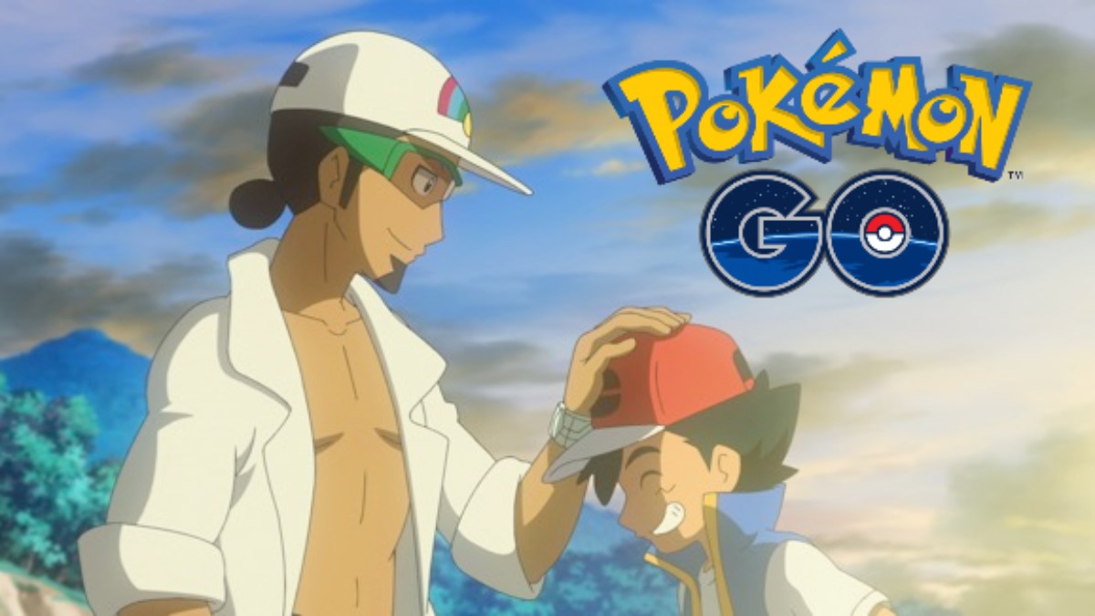 pokemon go ash ketchum and professor kukui in the anime