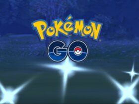 pokemon go shiny species encounter sparkles with game logo