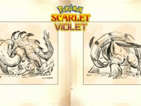 pokemon scarlet and violet book entries for paradox species great tusk and iron treads