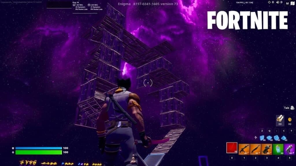 Mapa de luchas de Enigma Box en Fortnite