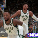 Damian Lillard and Giannis Antetokounmpo NBA 2K24