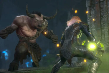 Minotaur fight in Baldur