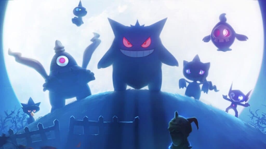 Pokémon de tipo fantasma en Pokémon Go