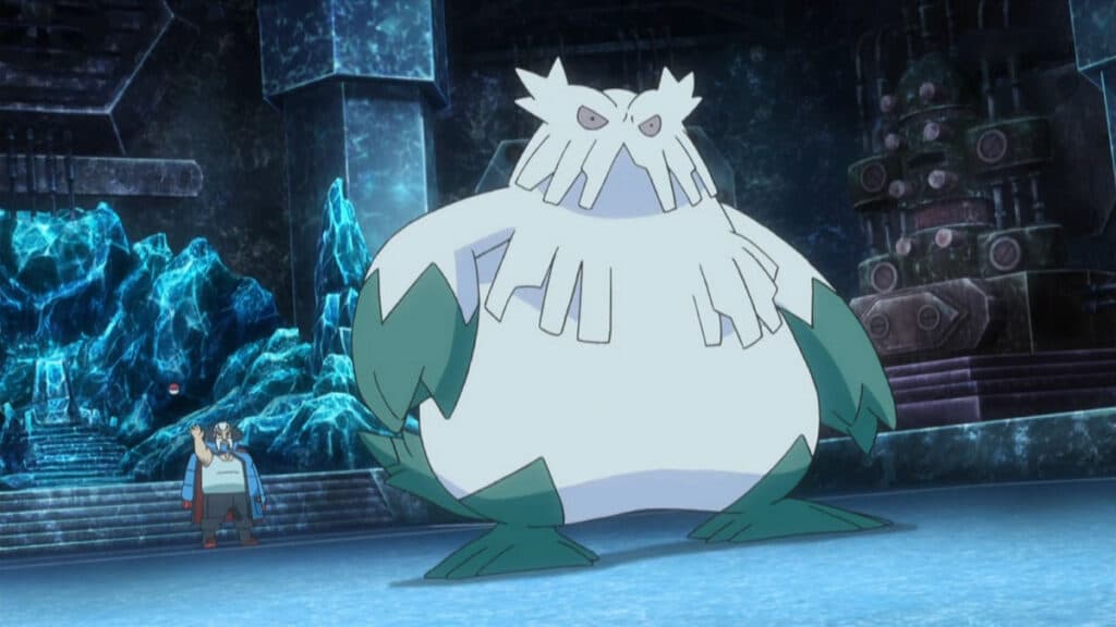 Abomasnow en el anime Pokémon