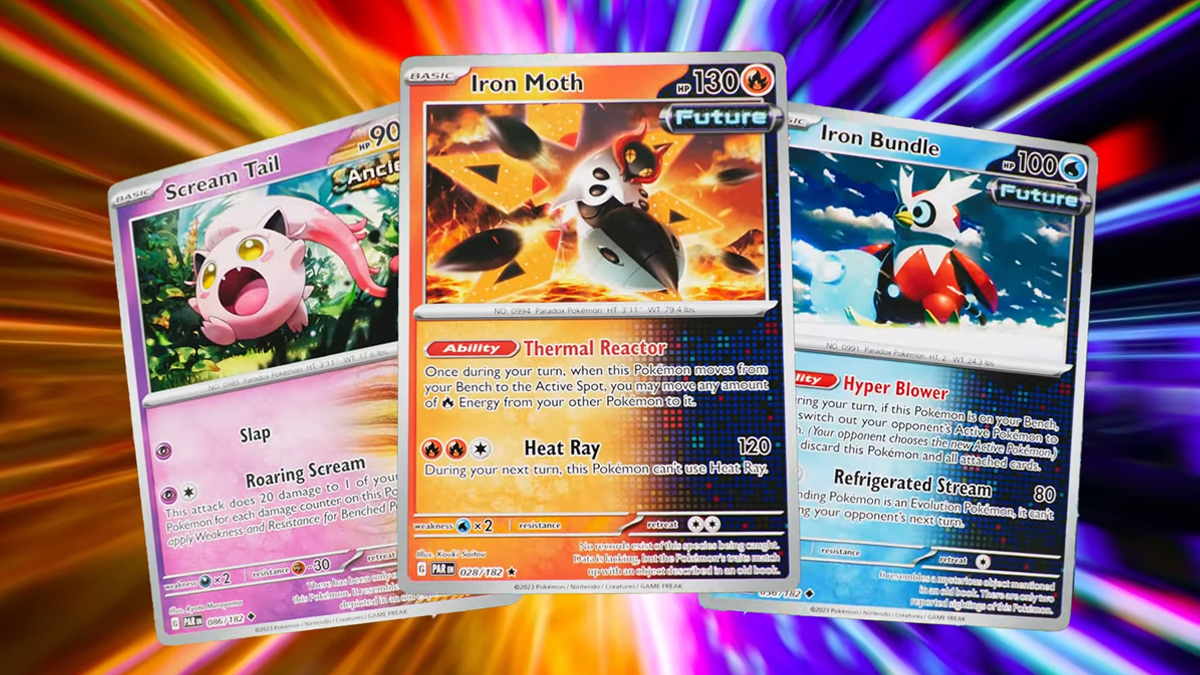 Pokemon TCG Paradox Rift expansion cards