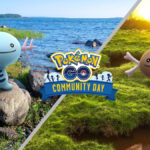 Wopper and Paldean Wopper on the Community Day splash art