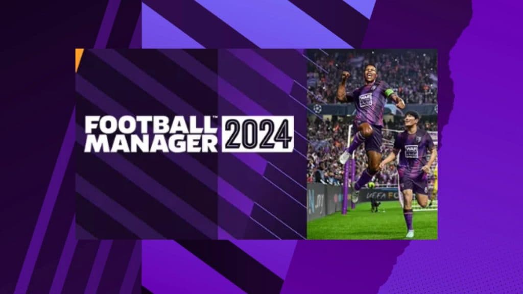 Jugadores celebrando en Football Manager 2024