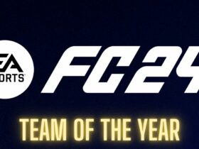 EA FC 24 logo with Team of the Year underneath