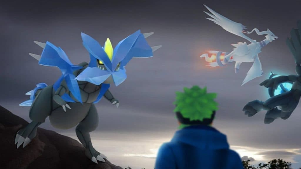 pokemon go kyurem, reshiram y zekrom