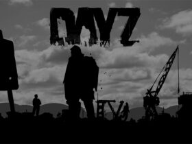 DayZ thumbnail featuring a silhouette of a character in a field with the game