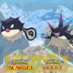 Hisuian Qwilfish and Overqwil in Pokemon Scarlet and Violet DLC