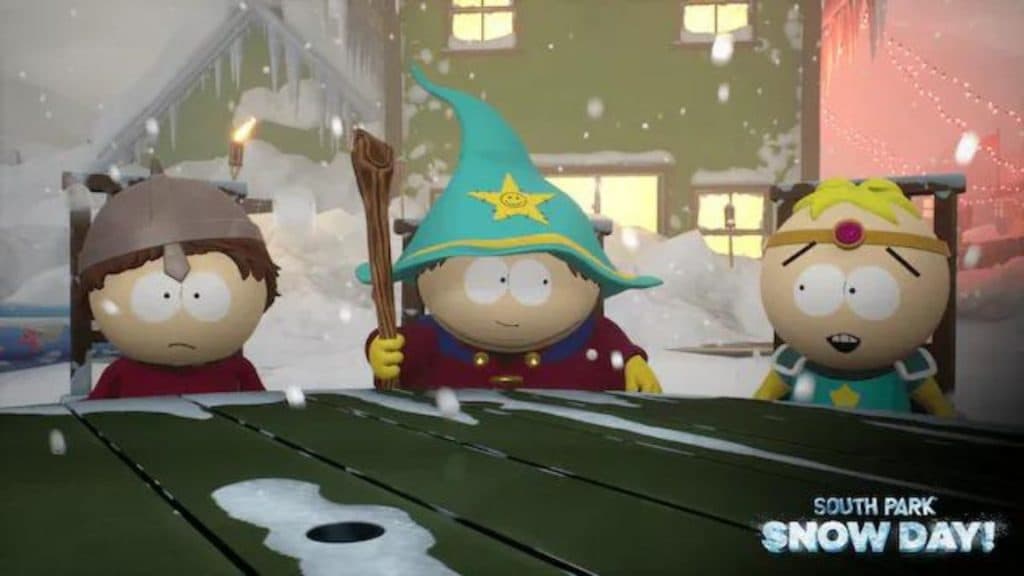 ¡Cartman y Butters en el día de nieve de South Park!