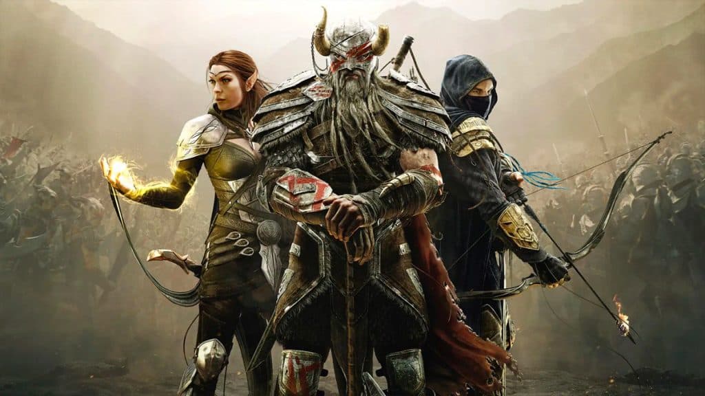 Arte de portada de The Elder Scrolls Online