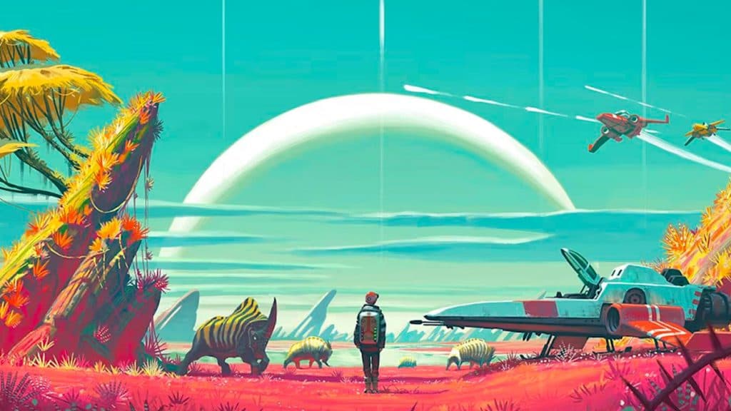 Arte de portada de No Man's Sky