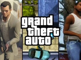 gta 1, gta san andreas, and gta 5