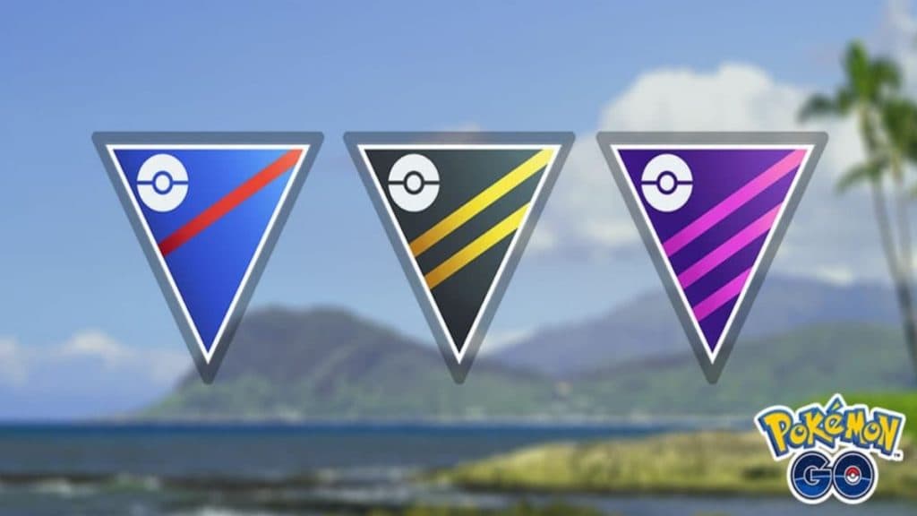 logotipos de pokemon go pvp para gran liga, ultraliga y liga maestra